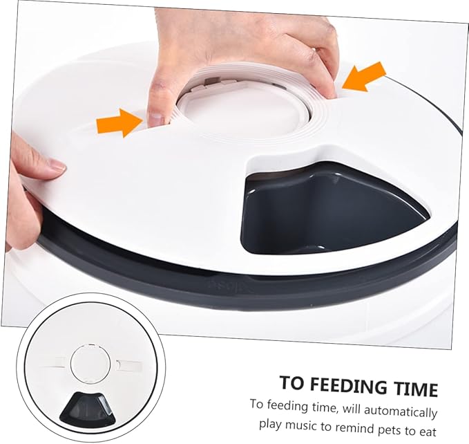 HANABASS Dog Automatic Feeder Meals Timing Feeder Cat Feeding Plate Easy to Clean