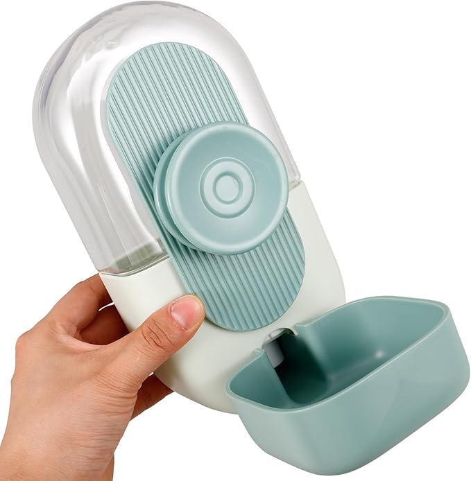 MERRYHAPY Hanging Pet Water Dispenser for Dogs Stable Clean Drinking Automatic Water Feeder with Body for Easy Monitoring for Crates Cages Design