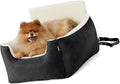 Safe Pet Car Seats Including Storage Pockets and Adjustable Strap for Secure Transport of Small to Media Breed Dogs Small Dog