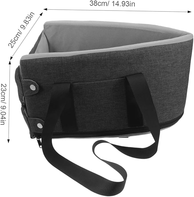 Milisten Portable Dog Car Seat Washable Comfortable Console Pet Seat for Cars Fit for Dogs Cats Deep Easy to and Maintain
