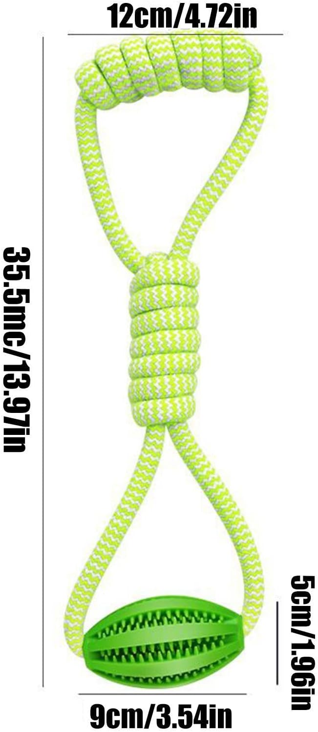 Dog Rope Ball Toy - Large Breed Dog Toy | Pet Interactive Rope Ball | Ropes Balls Dogs Large Breed | Interactive Food Dispenser String | Cotton Knot, Pet Chew Supplies for Easy Throwing