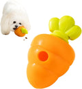 Dog Carrot Puzzle Toy Slow Feeder Nose Work Feed Games Hide and Seek Interactive Toy for Puppy IQ Stimulation &Treat (Orange, Medium)