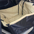 Vedem Dog Booster Car Seat Pet Back Seat Cover for Small Dogs (Solid-Khaki)