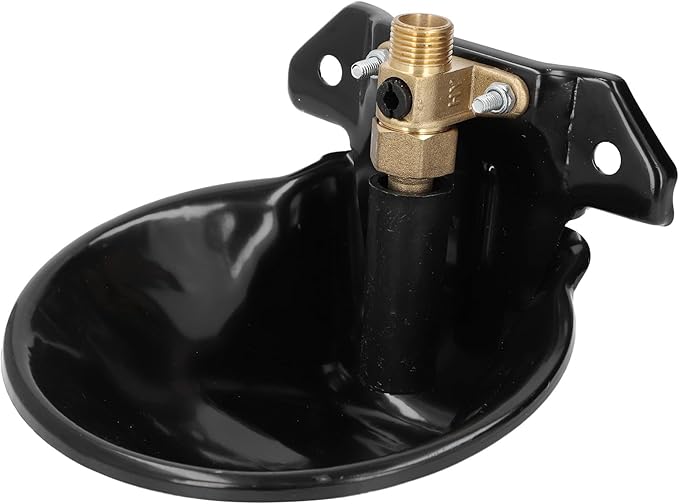 ZJchao Goat Feeder, Automatic Water Dispenser for Dogs Goat Waterer Fountain Farm Feeding Water Bowl Automatic Dog Water Dispenser Farm Water Drinking Equipment with Copper Valve for