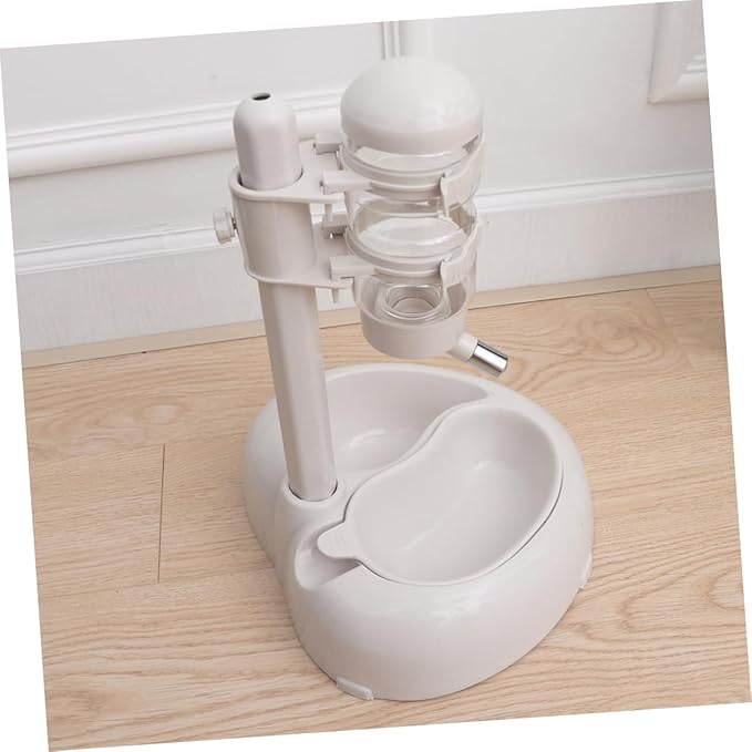 Automatic Pet Water Fountain Dispenser Cat Drinking Fountain Easy to Pet Supplies Non- and Cats White Color No Suckers Needed