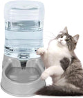 Cat Feeder - Automatic Pet Feeder | Waterer Dispenser, Self-Feeding Cat Dispenser, Automatic Meal Dispenser with Durability, Large Capacity Cat Feeder, Pet Water Dispenser for Cats Pets Small Dogs