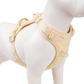 No Pull Dog Harness, Puppy Vest with Front Clip for Small Medium Large Sized Dog(Light Yellow,L)