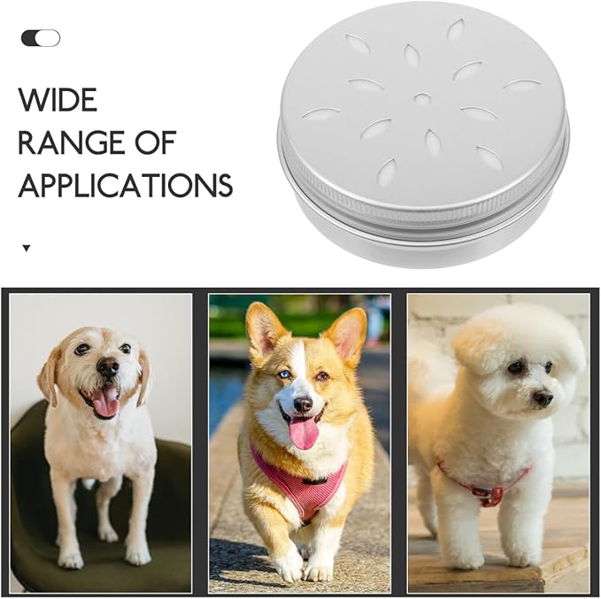BESPORTBLE Dog Scent Work Tins: 10Pcs Dog Scent Training Box Dog Nose Work Containers, Smell Training Canisters Aluminum Tin Cans for Pet Dogs Training