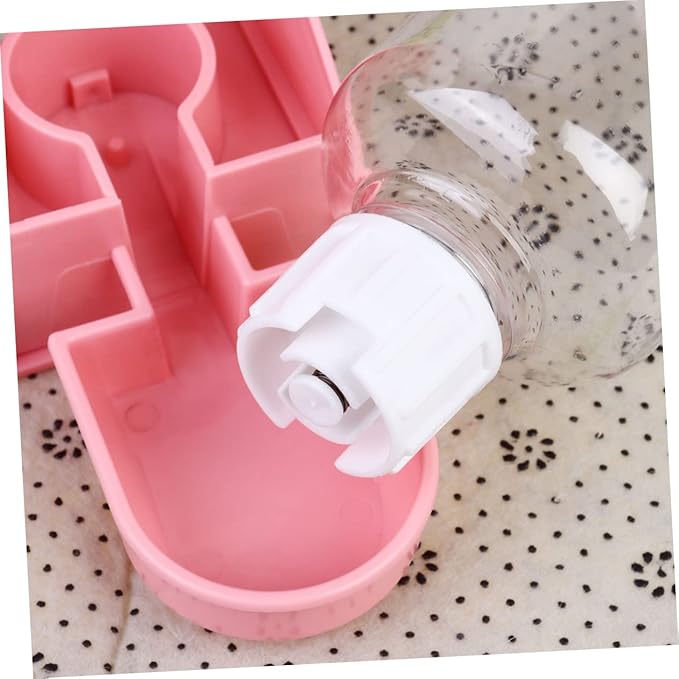 GANAZONO Leakproof Automatic Pet Drinking Feeder Water Dispenser for Hamsters Pigs Squirrels and Birds Easy Install Cage-Mounted Bottle for Home and Outdoor Use