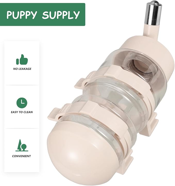 Automatic Pet Dog Water Feeder Hanging Dispenser for Dogs Cats Capacity Design Easy to Install for Indoor Outdoor Use