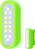 Running Lights for Runners, Rechargeable Walking Light for Night Walking, Portable Hands Free Flashlight for Walkings Dog, Safety Lights for Walkings at Night, Clip Light Flashing Camping(1Pcs Green)