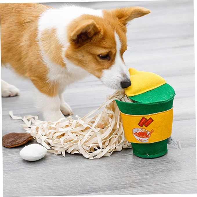 PET Sniffing Training Mat Interactive Slow Feed Toy for Dogs Leak-Proof Food Dispenser Suitable for Nose Work and Obedience Training