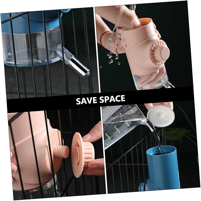 MERRYHAPY Sturdy Puppy Water Dispenser Automatic Feeder Leak Hanging Bottle for Pet Supplies Random Color