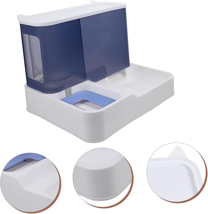 1pc Automatic Pet Water Dispenser Large Capacity Lightweight Drinking Bowl for Cats and Dogs Easy to Clean Comfortable Feeding Height Reduces Stomach Pressure