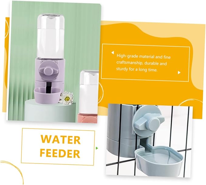 BESPORTBLE Pet Hanging Water Feeder Dispenser for Cats Automatic Drinking Convenient Indoor Use Reduces Wet Fur Easy to Install