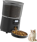 Quiet USB Powered 4L Dog Feeder Button Version Control for Automatic Timed Feeding Large Capacity for Busy Owners USB Feeder
