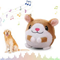 Interactive Dog Toys,2024 New Active Moving Pet Plush Toy,Squeaky Moving Dog Ball Toy,Rechargeable Puppy Toys to Keep Them Busy,Washable Pig Plush Toys(Hamsters)