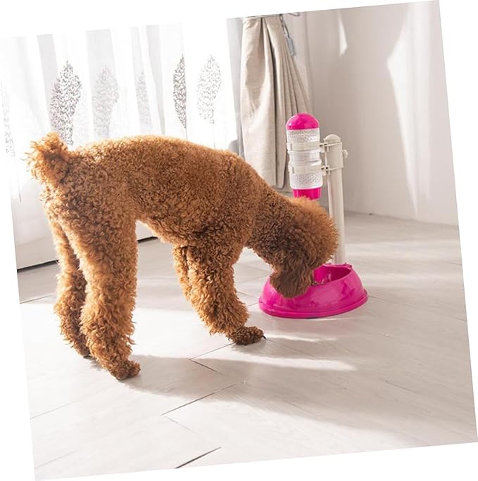 KESYOO 1Pc Automatic Pet Water Dispenser and Food Holder Elevated Feeder for Dogs Versatile Waterer and Food Bowl Easy to Visualized Water Level Convenient for Pets