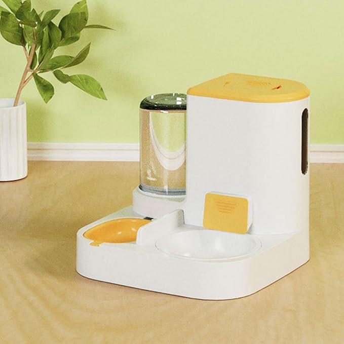 Anti-Slip Base Pet Dog Bowls Automatic Water Dispenser Food Feeding Water Bowl for Feeding Puppies Indoor Dish Feeder for Cats for Dogs for Cats Wet Two Bowls