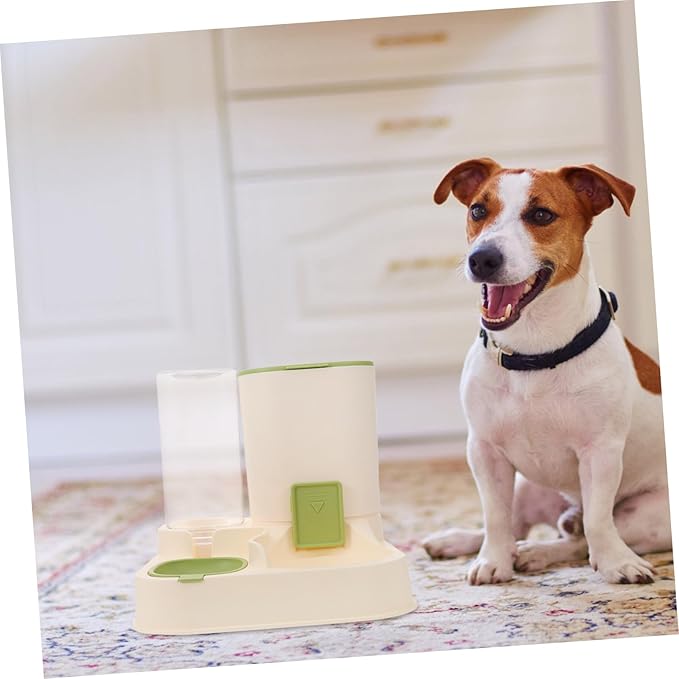 Large Capacity Automatic PET Water Feeder Dry Wet Separation Water and Food Dispenser for Dogs and Cats Detachable Design Fall Feature