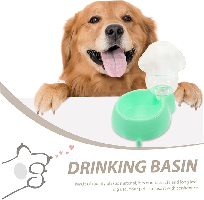 Sosoport 1set Automatic Pet Water Dispenser Transparent Capacity Drinking Bowl for Cats and Dogs Plastic Water Feeder for Convenient Hydration for Indoor and Outdoor Use