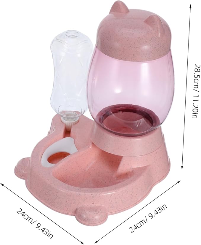 Yardwe Cat Ear Automatic Water Feeder Creative Pet Drinking Tool for Cats and Dogs Capacity Water Dispenser Convenient Pet Hydration