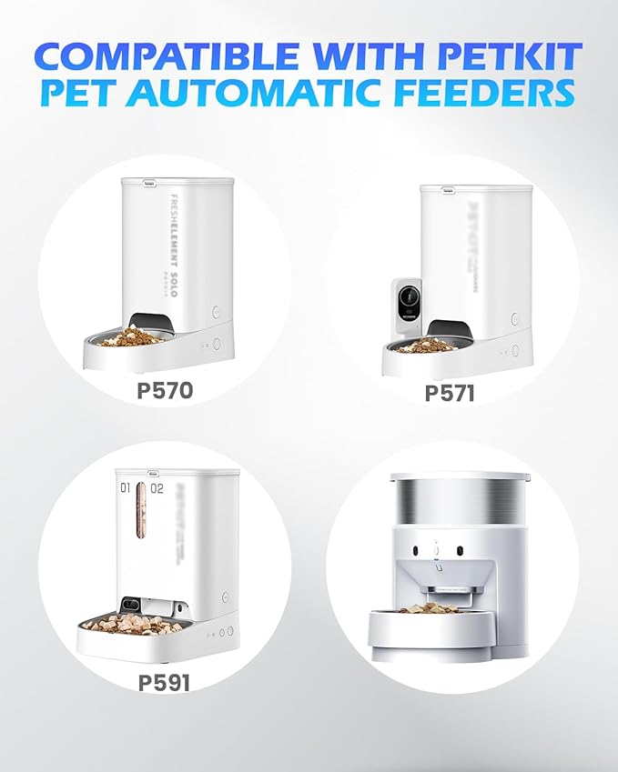 16 Pack Pet Food Desiccant Packs with Color Indicating, Compatible with Petlibro/Petkit/Pawsync Automatic Cat Feeder, Replaced Desiccant for Most Automatic Pet Feeders, Individually Wrapped