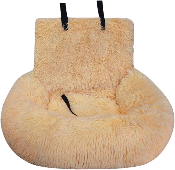 Car Seat Dog - Medium Dog Plush Car Seat | Washable Cushion Comfortable Travel Bed for Vehicle Truck Camping Adventures Vet Visit Daily Commuting Traveling