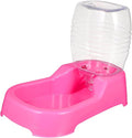 Happyyami Puppy Water Feeder Outdoor Pet Water Bottle Small Cat Water Dispenser 0.25 Gal for Indoor Cats Cat Bowls Pet Feeder Automatic Dog Food Bowl Pet Drinking Tool Basin Cat Food Pink