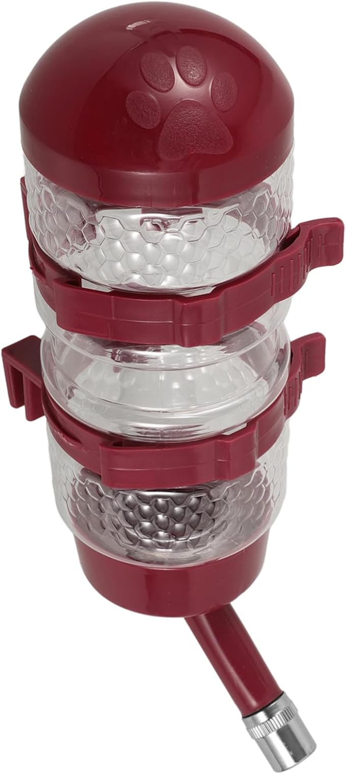 Large Hanging Dog Water Dispenser Automatic PET Feeder for Cats and Dogs Water Bottle Ball Valve for Kennels and Cages