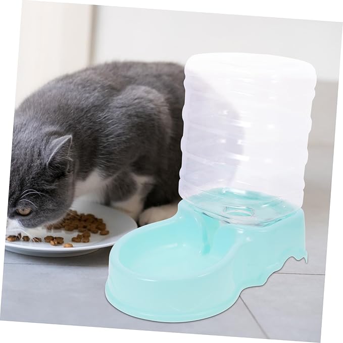 Totority Gravity PET Water Dispenser for Cats and Dogs Automatic PET Feeder Bowl Simple Fill Design Suitable for Indoor and Outdoor Use 1.5L Capacity