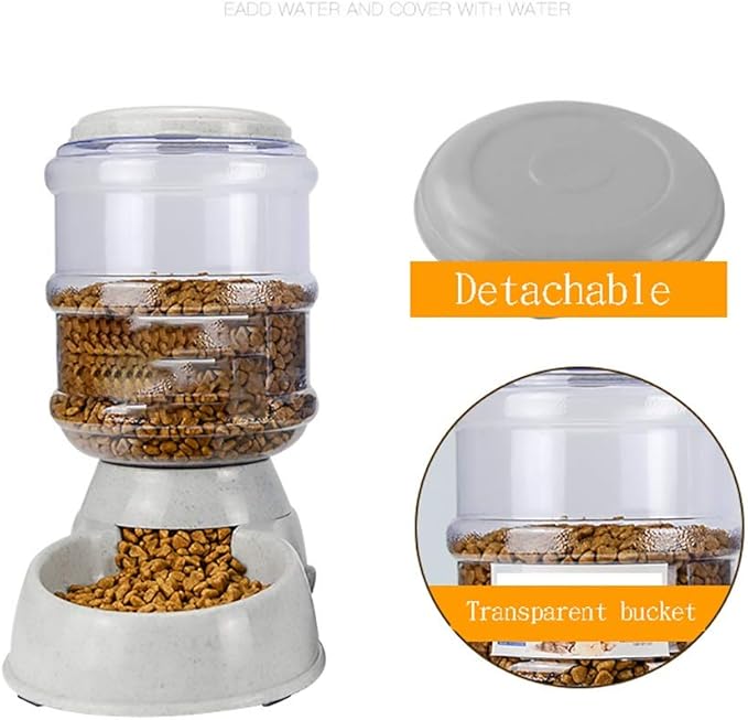 Pink 3.8L Large Capacity Dog/cat Pet Automatic Feeder Pet Supplies
