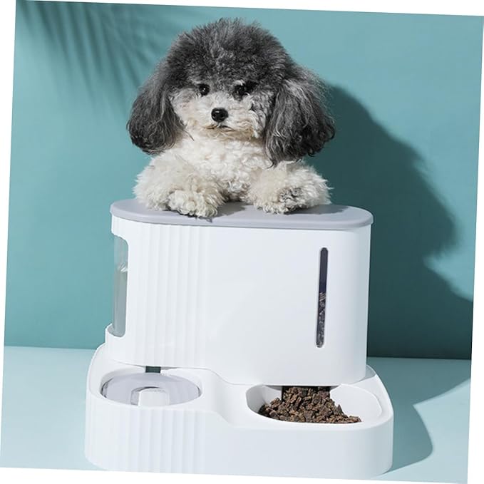 Pet Automatic Water Dispenser Detachable Bowl Food-Grade Water Bottle Dual-use Feeder for Dogs and Cats Easy to Random