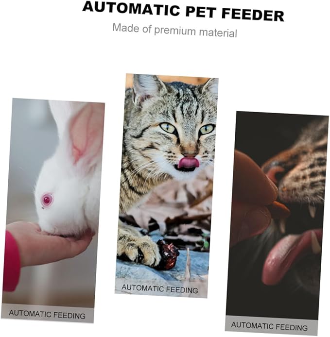 Happyyami Automatic PET Feeder 3.5L Food Bowl and Water Dispenser for Cats and Dogs Random Color Timed Portion Control Easy Clean