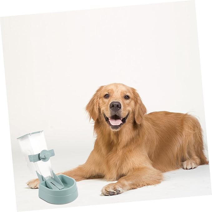 Automatic Pet Feeder Dispenser for Dogs Puppies Hanging Bowl Design No Electricity Required Easy to Prevents Spills and Messes for Cages and Kennels