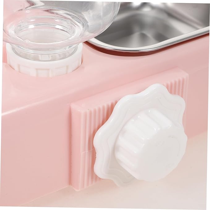 Mipcase Double Pet Water Feeder for Dogs and Cats Creative Automatic Water Dispenser Tool Safe and Smooth Design for Home and Pet Shops