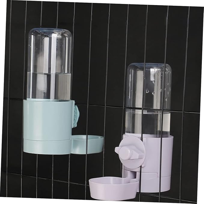 Pet Hanging Water Dispenser Automatic Puppy Water Feeder Cage Waterer Practical Slip Design for Continuous Hydration Suitable for Dogs and Cats