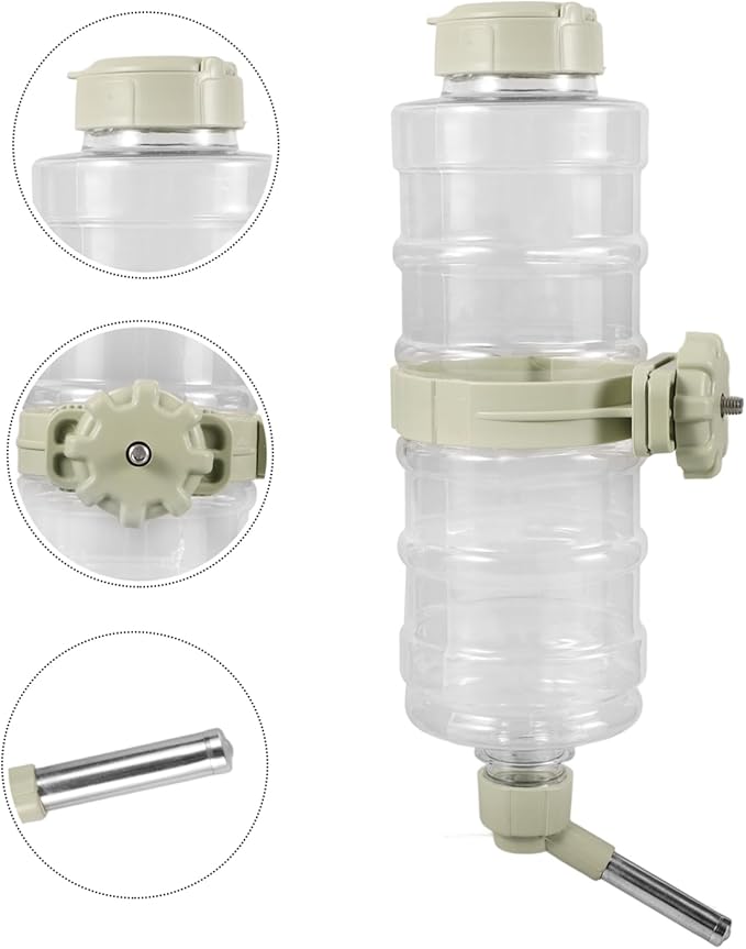 Dog Water Dispenser Pet Water Fountain for Cats Dogs Hanging Feeder Automatic Convenient for Home Travel