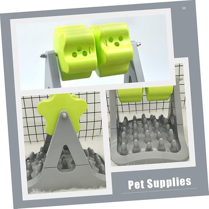 Automatic Dog Food Dispenser Interactive Feeding Bowl with Slow Feed Design Durable Material Compact for Dogs and Puppies for Training and Enrichment