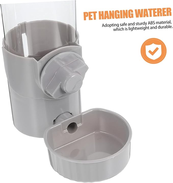 Pet Hanging Water Dispenser Automatic Cage Feeder for Dogs Cats Pet Water Device for Crates Travel Design Convenient Hydration