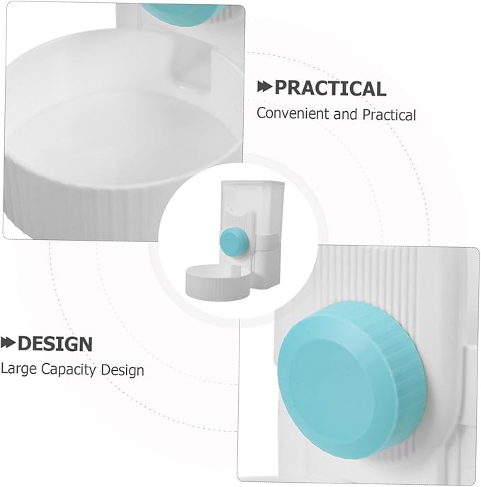 TOYANDONA Dog Water Dispenser Automatic Puppy Water Feeder with Compact Hanging Design for Pet Cages Wire Space Easy Install pet Water Supply
