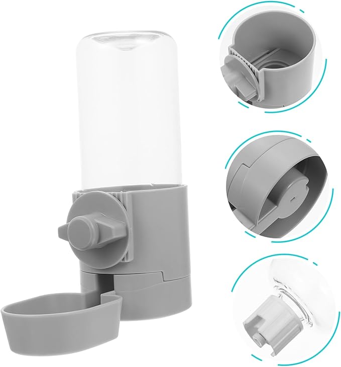 Hanging Water Dispenser for Large Dog Automatic Feeder No Spill Bowl for Rabbit