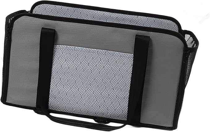 Dog Car Bed, Pet Reinforce Car Booster Seat 600DPU Polyester for Dogs Cats Durable Portable Bag Waterproof Puppy Car Seat