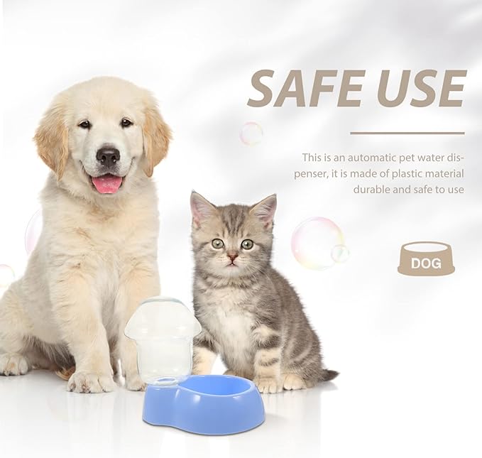 Automatic Pet Feeding Tool Cat Dog Water Bowl Dispenser Outdoor/Indoor Pet Drinking Fountain Easy to Use