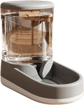 Bowl Dog Large Capacity Water Dispenser Continuous Supply Automatic Food Feeder(Water Fountain 1 PC)