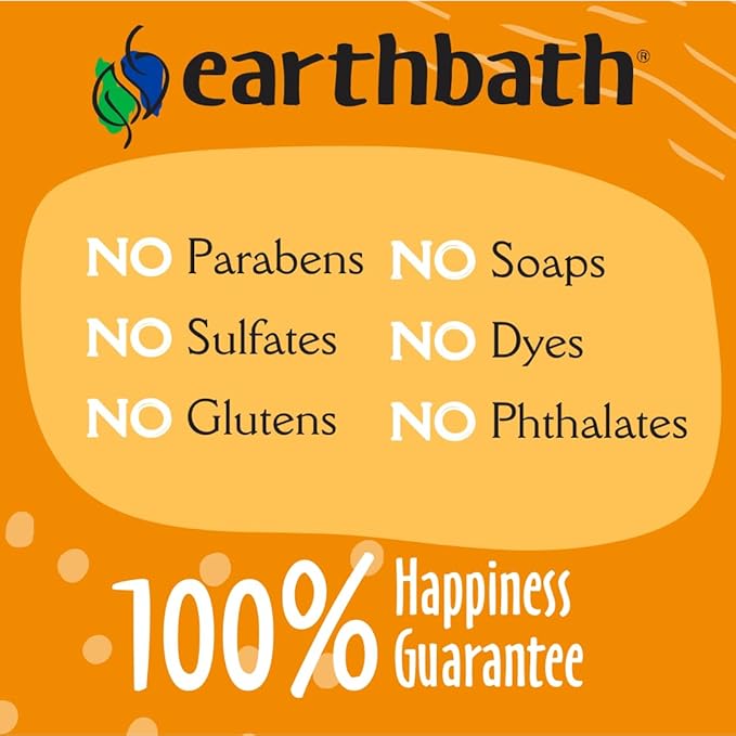 earthbath, Oatmeal & Aloe Conditioner - Dog Conditioner for Allergies & Itching, Dry Skin, Helps Detangle & Relieve Itching, Made in USA, Cruelty Free Pet Conditioners - 16 Oz (2 Pack)