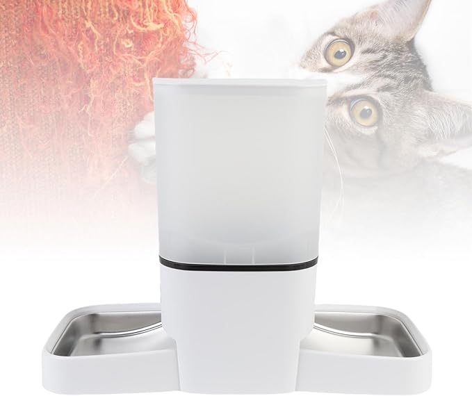 Zerodis Smart Pet Food Dispenser with Generous 6L Capacity, Remote Feeding Control, Timed Feeding for Indoor Pets