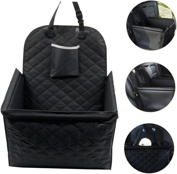 SUPVOX Pet Dog Car Bed Non- Dog Car Seat with Safety Belt for to and Install for Suvs and Trucks