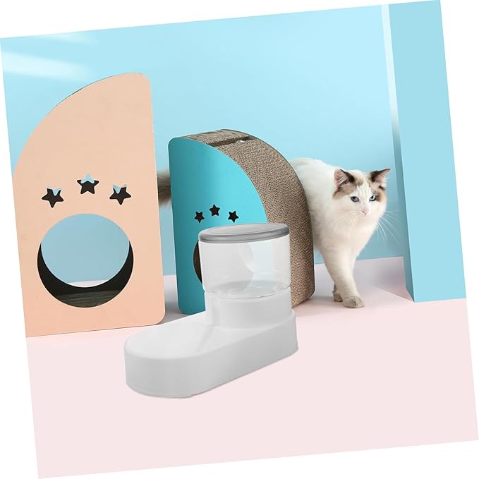 Automatic Dog Water Dispenser Auto Fill Pet Feeder Bowl for Cats and Dogs Elegant Design with Texture Convenient and Practical Pet Accessory Mess Water Feeding