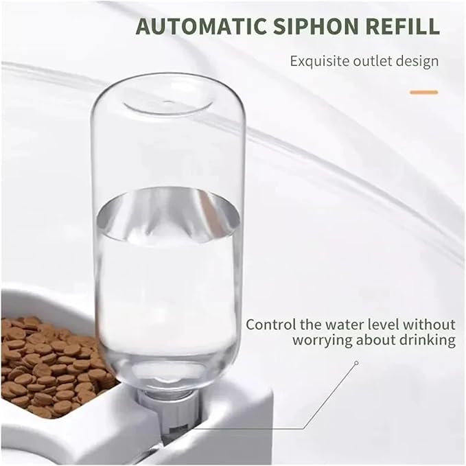 Automatic Drinking Love Pet Bowl Moisture-Proof Cat Dog Basin Dual-use Multi-Functional and Feeding